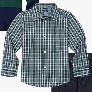 Nautica Plaid Button Down Shirt Pine Fresh Plaid